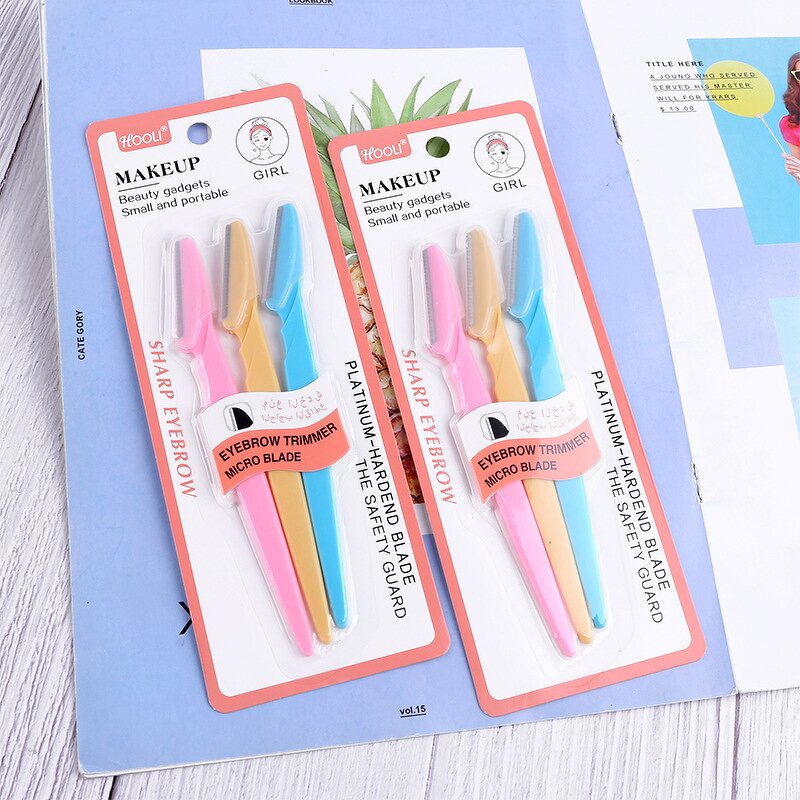Eyebrow Razor Factory - Professional 3pcs Shaving Blade Facial