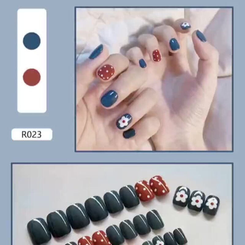 False Nails Factory - 30pcs DIY Custom Acrylic Full Cover Press on