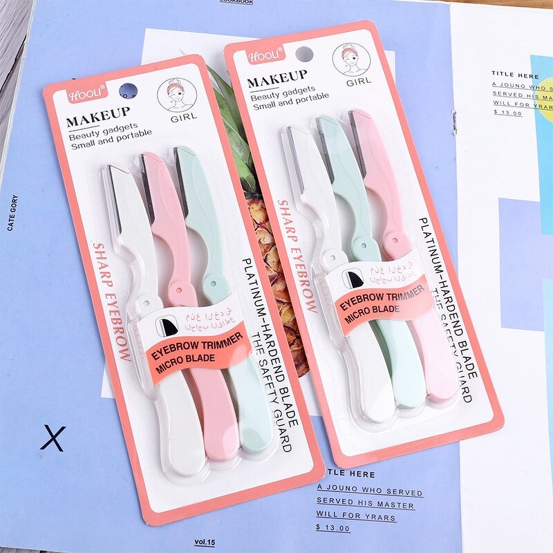 Eyebrow Razor Manufacturer - Hot Selling 3Pcs Women Facial Hair Remover