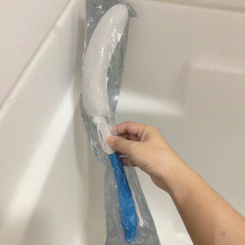 Bath Brush Manufacturer - Long Handle Anti-Slip Curved Back Brush