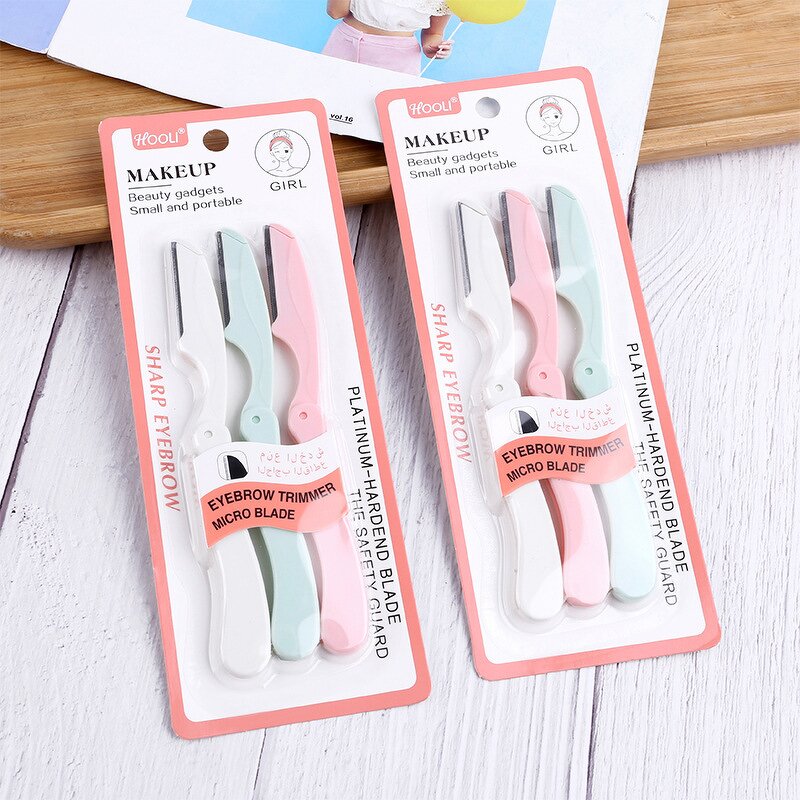 Eyebrow Razor Manufacturer - Hot Selling 3Pcs Women Facial Hair Remover