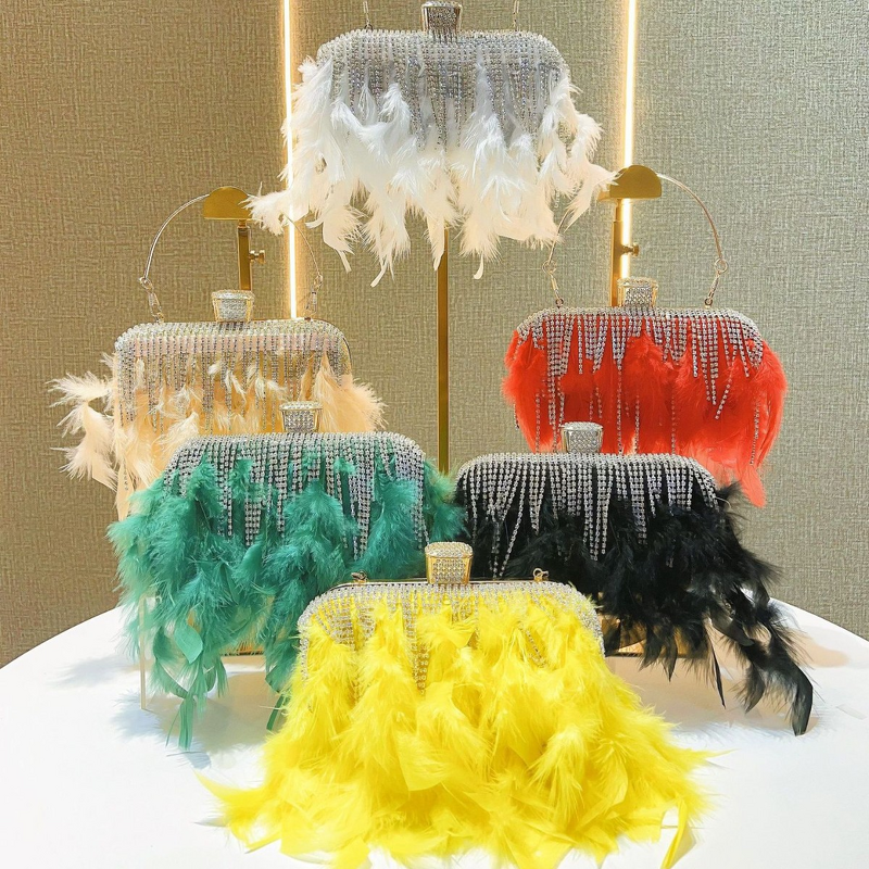 Evening Bag Factory - Shiny Rhinestone Clutch Purse