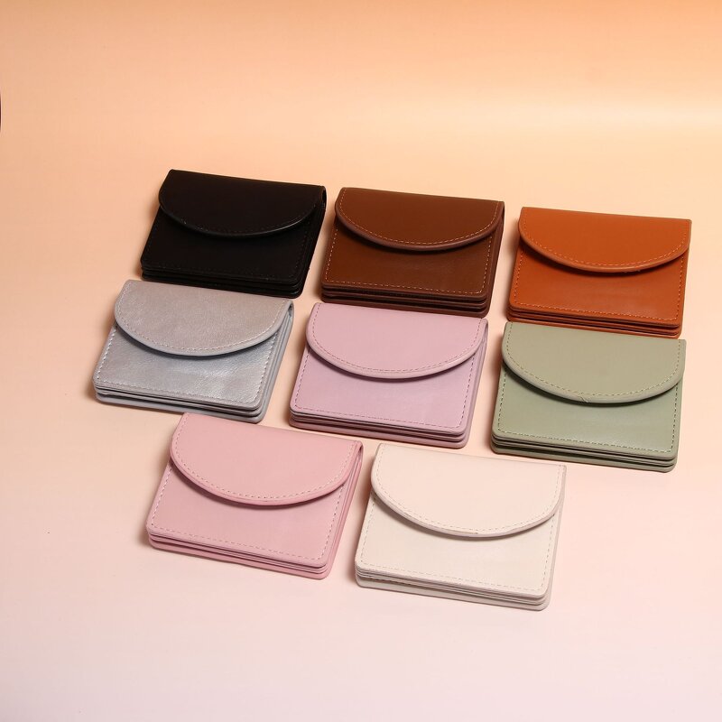 Lady Wallet Factory - Hollow Out Leaves PU Leather Wallet