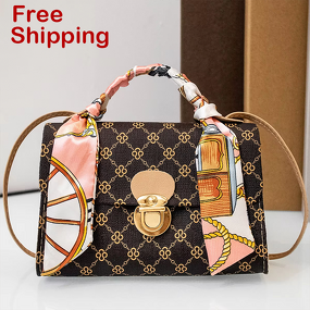 Crossbody Handbag Factory - Casual Floral Square Bag