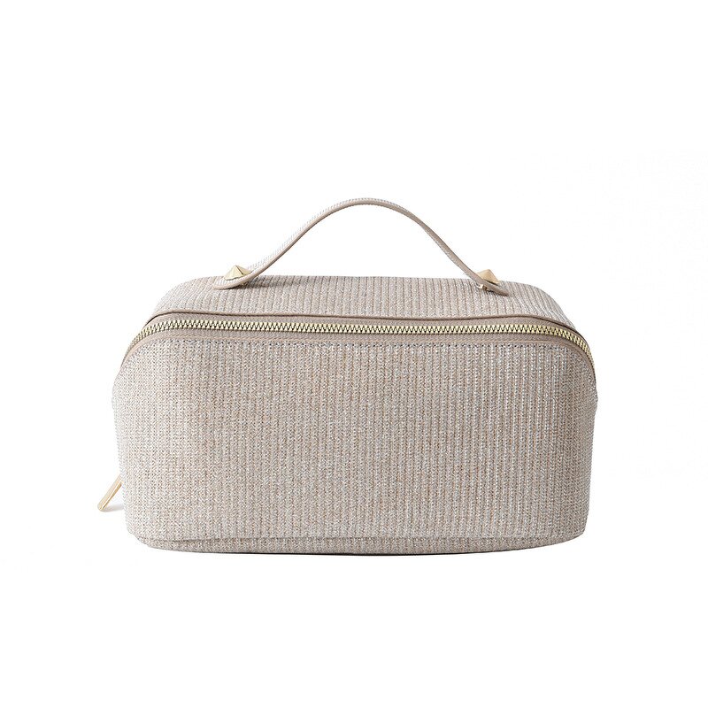 Cosmetic Bag Factory - Multi-Functional Solid Color Case