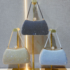 Evening Clutch Bag Manufacturer - Diamond-Studded Single Shoulder Bag
