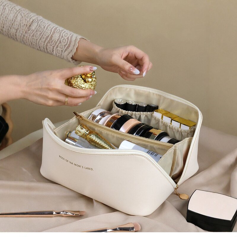 Cosmetic Bag Manufacturer - Large Capacity PU Toiletry Bag