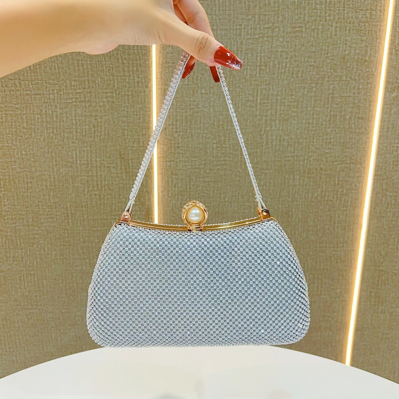 Evening Clutch Bag Manufacturer - Diamond-Studded Single Shoulder Bag