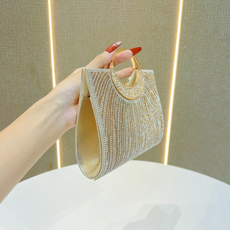 Evening Bags Manufacturer - Versatile Geometric Tassel Clutch