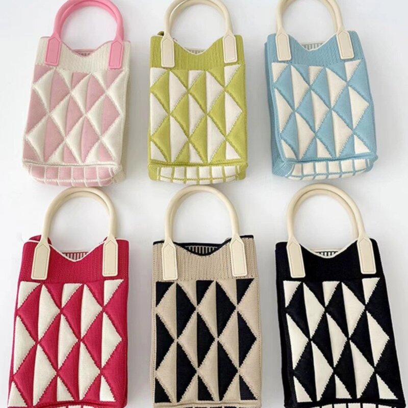 Crochet Tote Bag Manufacturer - Retro Recycled Polyester Bag