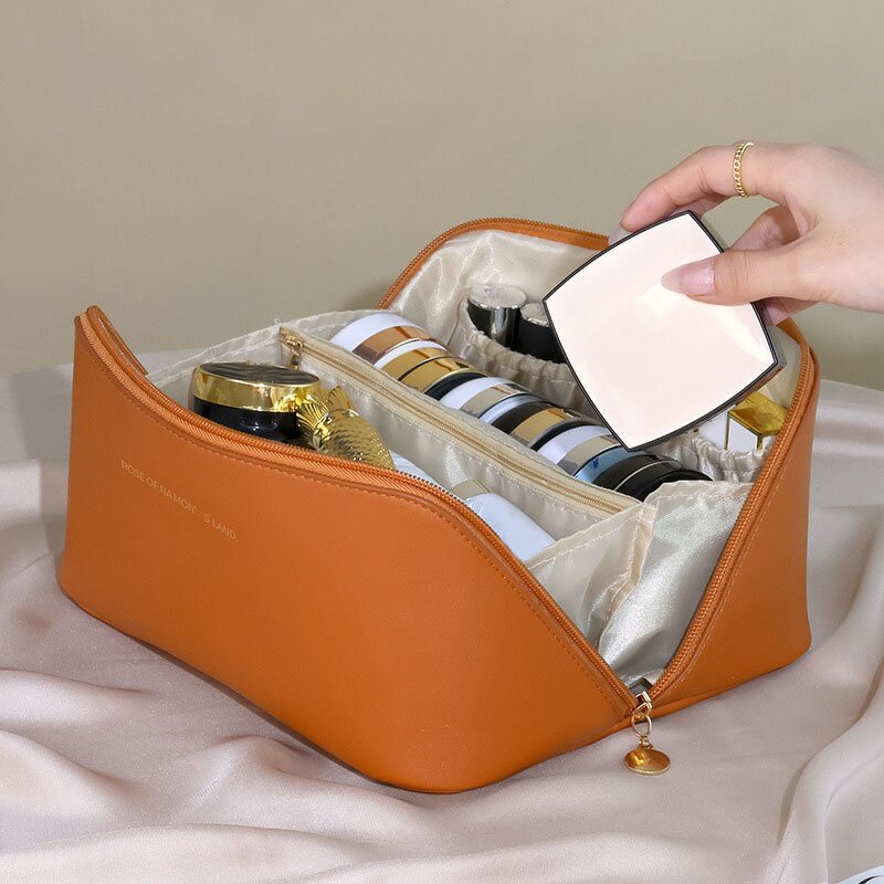 Cosmetic Bag Manufacturer - Large Capacity PU Toiletry Bag