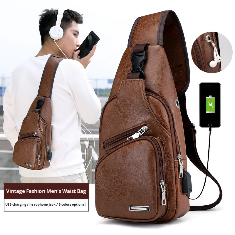 Crossbody Handbag Manufacturer - Small Square Waterproof PU Bag
