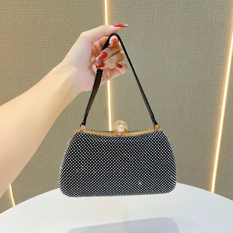 Evening Clutch Bag Manufacturer - Diamond-Studded Single Shoulder Bag