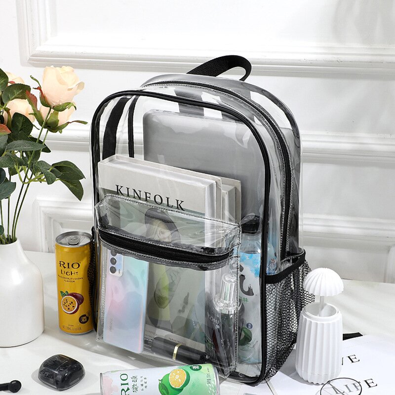 Transparent Backpack Manufacturer - PVC Clear School Book Bag