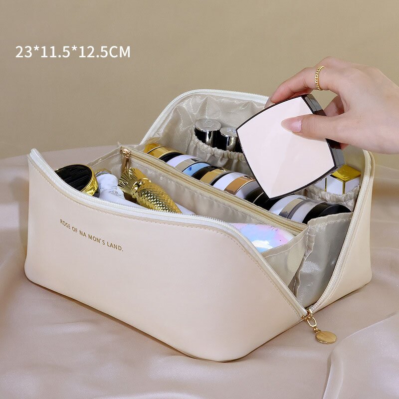 Cosmetic Bag Manufacturer - Large Capacity PU Toiletry Bag
