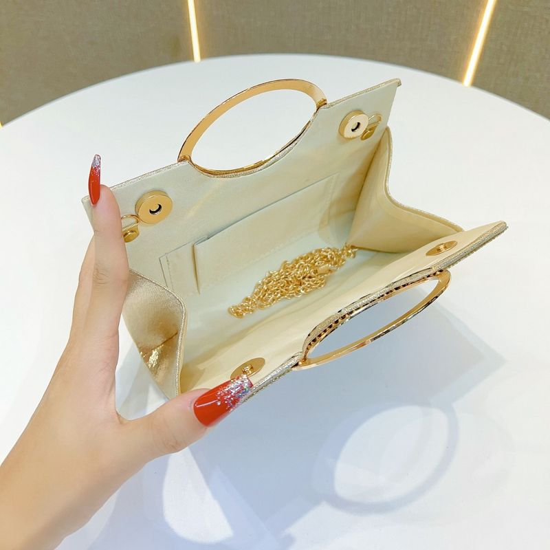 Evening Bags Manufacturer - Versatile Geometric Tassel Clutch