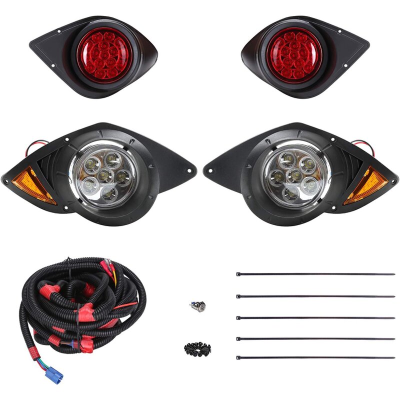 Golf Cart Light Kit Factory - LED with Turn Signals for Yamaha G29