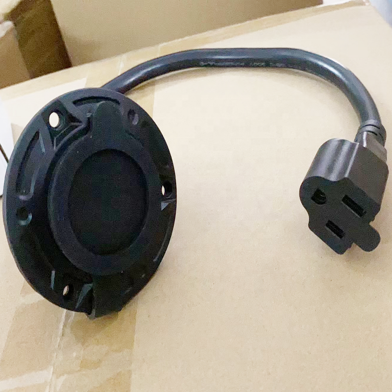 Golf Cart Plug Factory - 15 Amp AC Port 125 Volt Power Inlet Socket