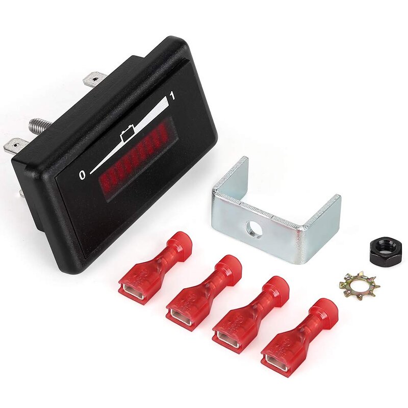 Golf Cart Battery Meter Factory - LED 48V State of Charge Indicator