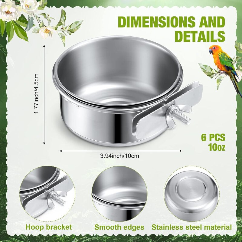 Birds Bowl Manufacturer - Stainless Steel Hanging Feeder