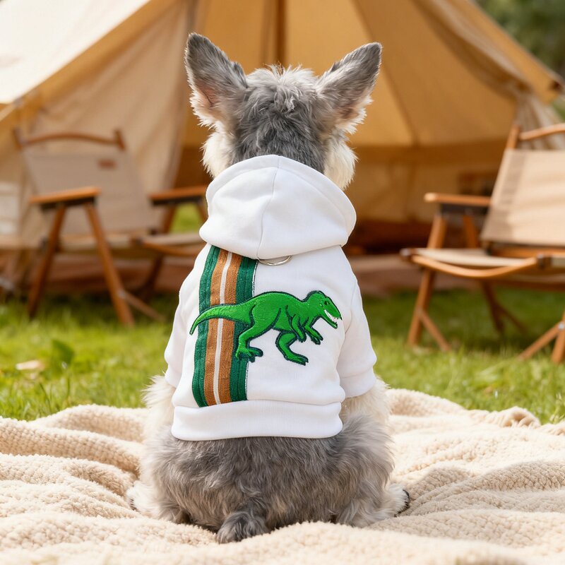 Pet Hoodies Factory - Dinosaur Warm Coat for Small Dogs