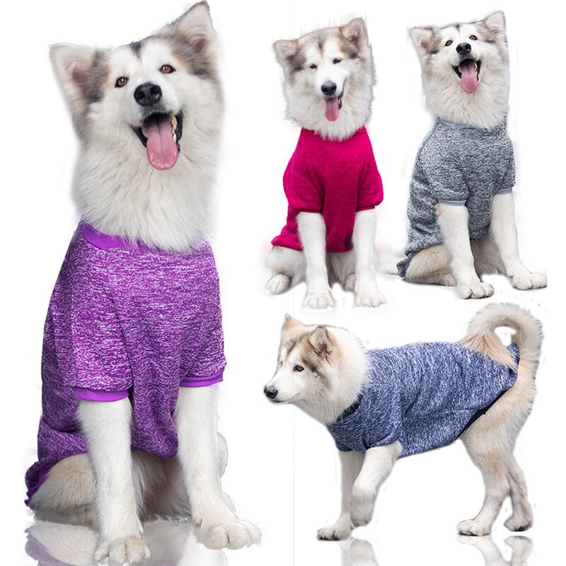 Pet Clothes Factory - 3XL-9XL Big Dog Fleece Shirt Coat