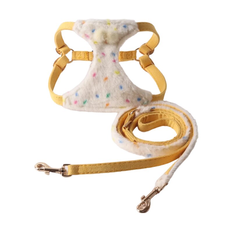 Pet Harness Vest Factory - Winter Plush with Leash Set