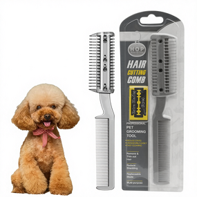 Pet Grooming Comb Factory - Double-sided Blade Comb Tool