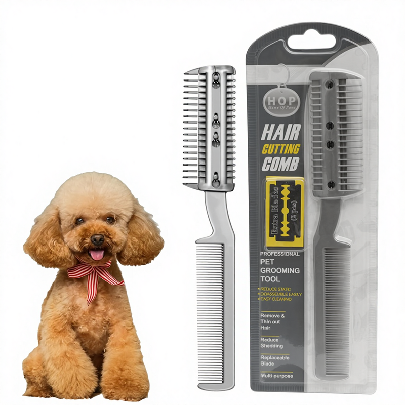 Pet Grooming Comb Factory - Double-sided Blade Comb Tool