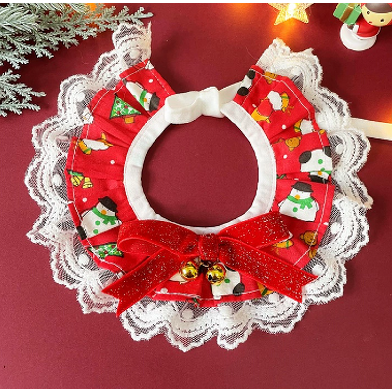 Pet Bibs Manufacturer - Lovely Triangular Bow Tie Scarf