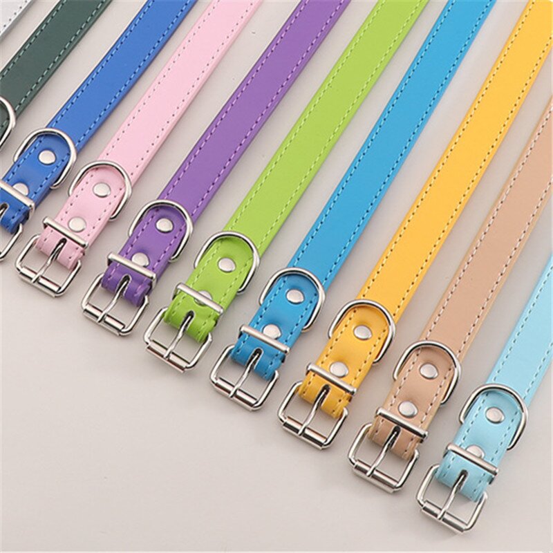 Dog Collar Manufacturer - Adjustable PU Leather Metal Buckle