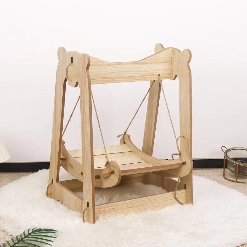 Cat Bed Manufacturer - Wooden Rocking Swing Hammock