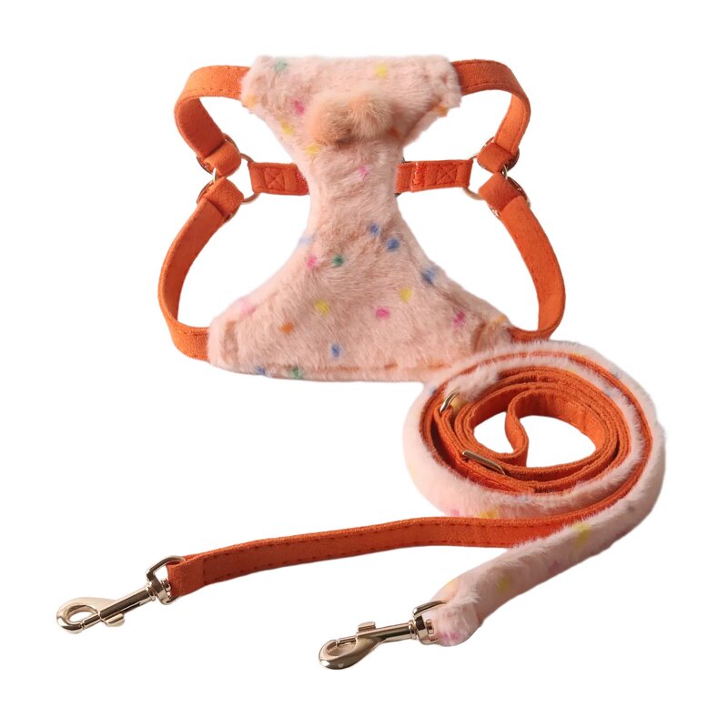Pet Harness Vest Factory - Winter Plush with Leash Set