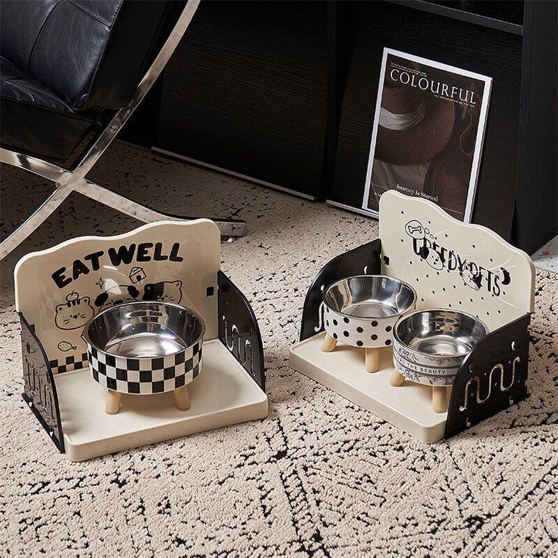 Pet Dining Plate Factory - Anti Spill Elevated Adjustable