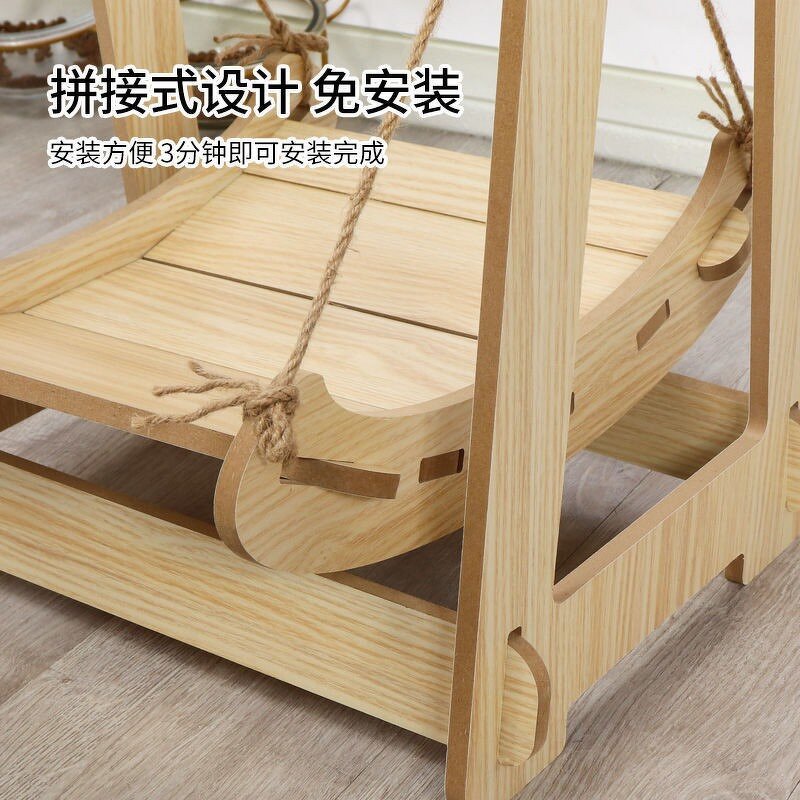 Cat Bed Manufacturer - Wooden Rocking Swing Hammock