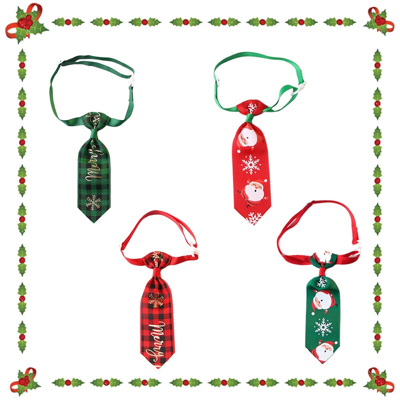 Pet Accessories Manufacturer - Christmas Bow Tie Dog Collar