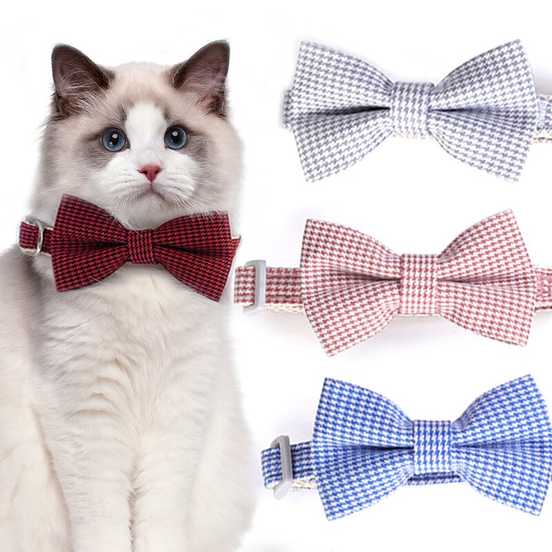 Pet Collar Factory - Plaid Print Adjustable Cat Collar