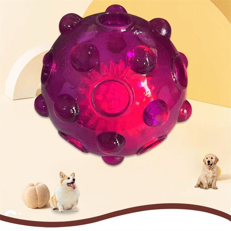 Dog Toy Ball Factory - LED Light Hollow Squeaky Toy