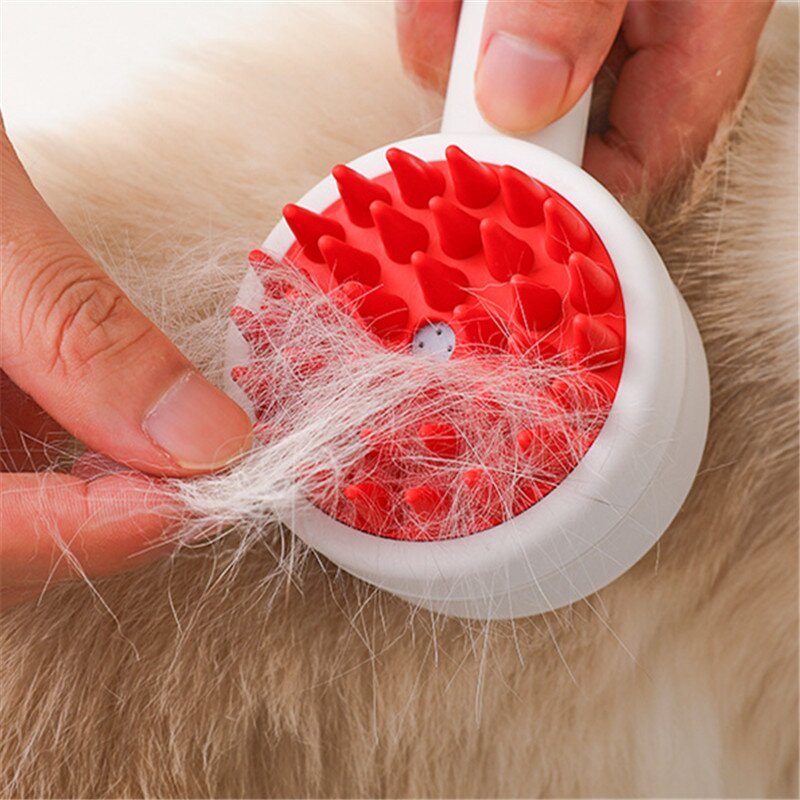 Pet Bath Brush Factory - Shampoo Dispenser Massage Brush