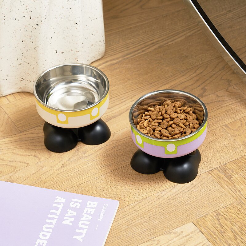 Pet Bowl Manufacturer - Funny Cartoon Stainless Steel Bowl