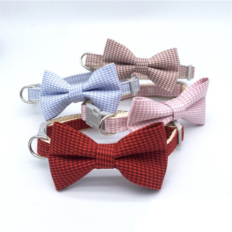 Pet Collar Factory - Plaid Print Adjustable Cat Collar