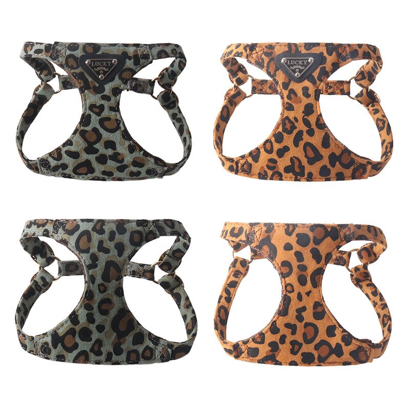 Pet Harness Vest Manufacturer - Leopard Print with Leash