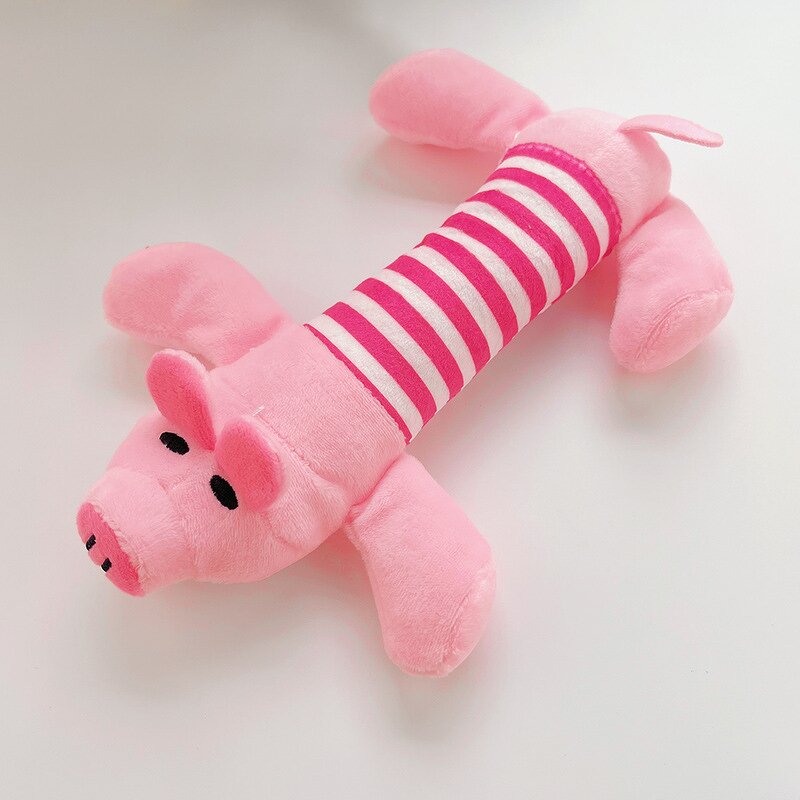 Pet Dog Toys Factory - Plush Duck Pig Squeaky Chew Toys