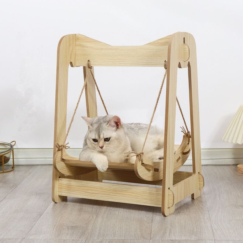 Cat Bed Manufacturer - Wooden Rocking Swing Hammock