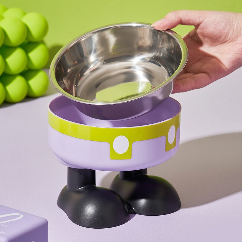 Pet Bowl Manufacturer - Funny Cartoon Stainless Steel Bowl