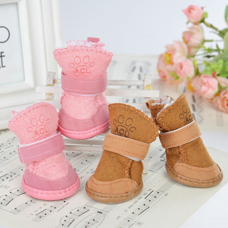 Pet Dog Shoes Factory - Autumn Winter Anti-slip Boots