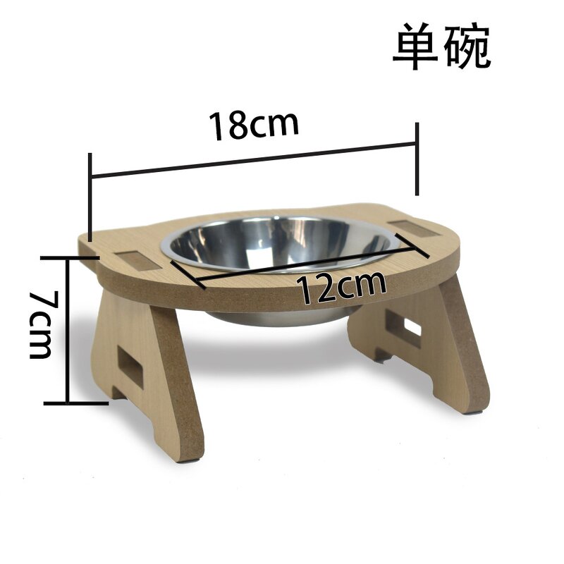 Pet Bowl Feeder Manufacturer - Wooden Integrated Food Water
