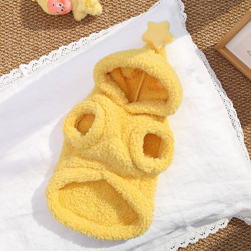 Pet Clothes Manufacturer - Cute Star Hoodies Sweater Coat