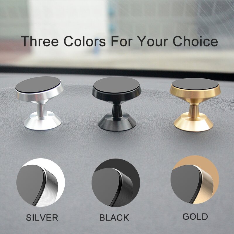 Car Phone Holder Factory - 360 Degree Rotation Magnetic Dashboard Mount