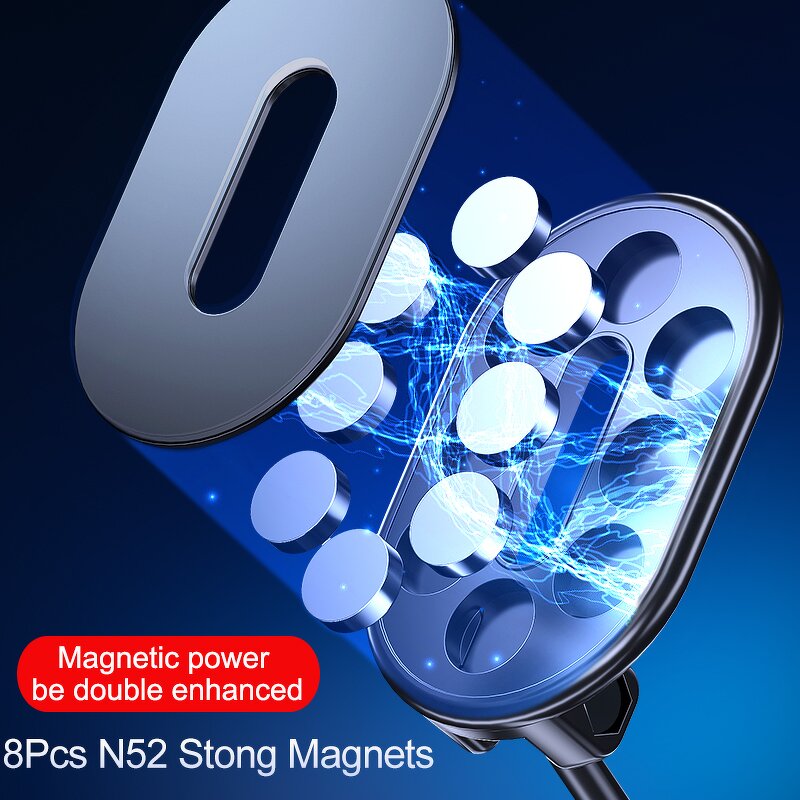 Car Phone Holder Factory - 8pc N52 Strong Magnetic 720 Rotated Mount